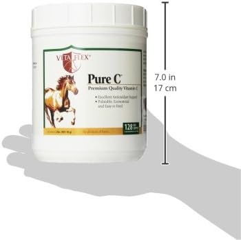 Vita Flex Pro Pure C Premium Quality Horse Vitamin C, 2 Pounds, 128-Day Supply