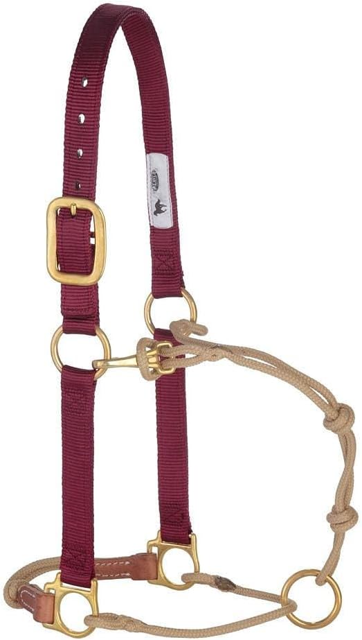 Weaver Leather Horseman's Halter Burgundy