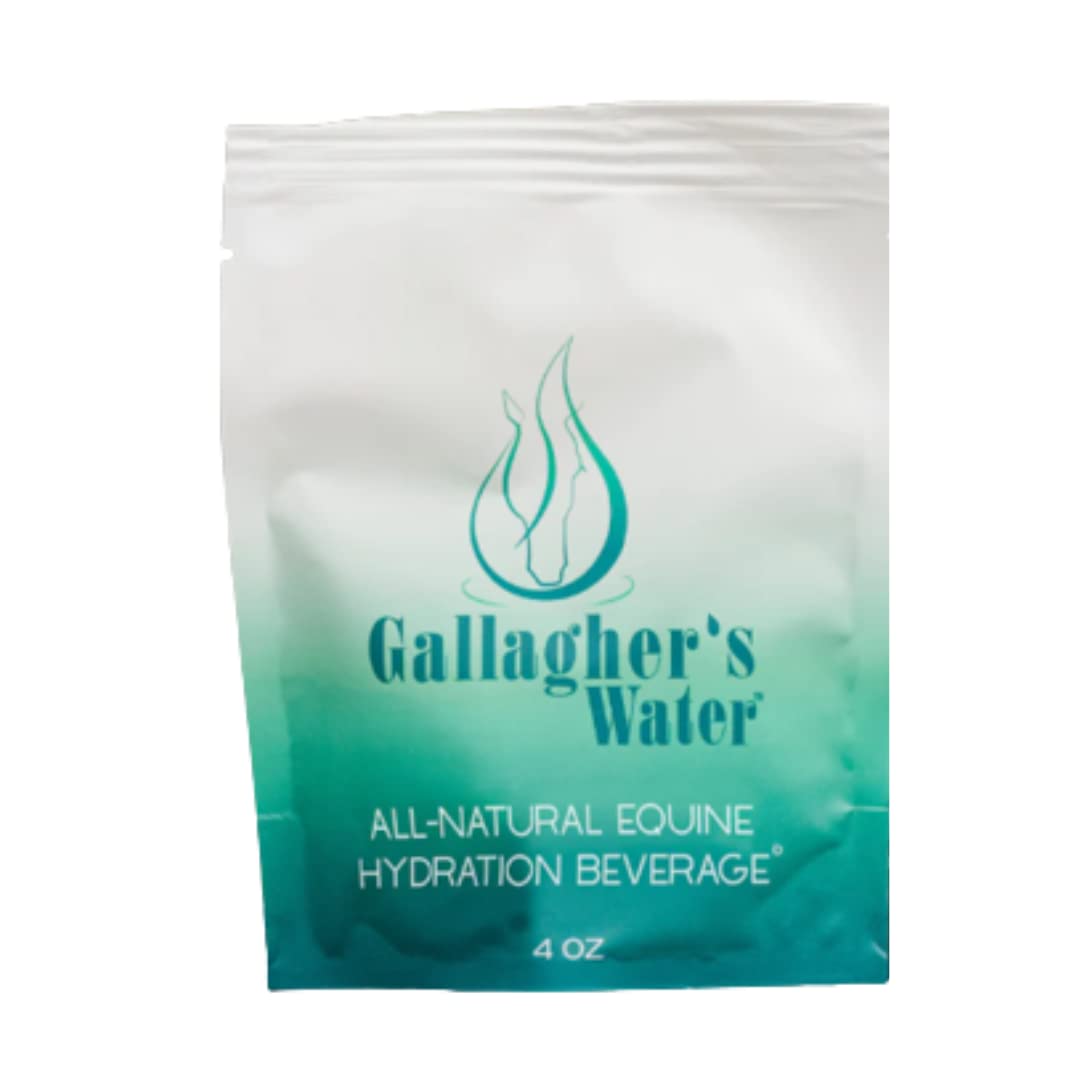 GALLAGHER'S WATER Paquete de 2, Golosina de Hidratación Equina Totalmente Natural - Mezcla de Polvo Potenciador, Golosina para Caballos para Fomentar el Consumo de Agua - Hecha con Ingredientes Totalmente Naturales, Conforme a la FEI