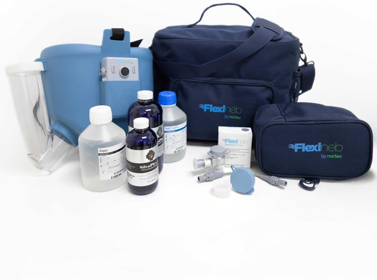 E3 Equine Nebulizer – Portable Silent Vapor Delivery System for Horses with AMT Auto Tuning, Dry Cup Detection, 6‑Hr Battery, App Support & Grooming Box Kit, Horse Size
