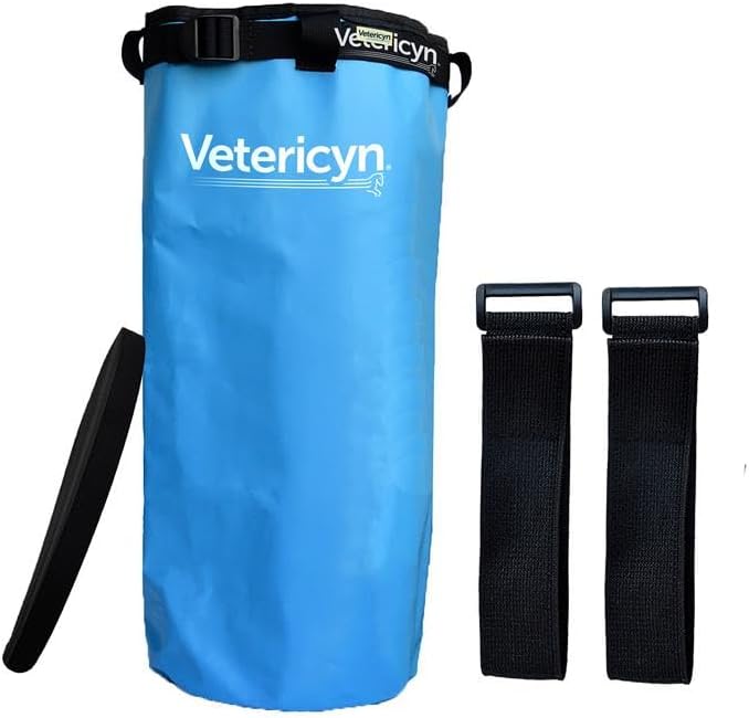 Vetericyn Mobility Hoof Soak and Hoof Boot Bundle | Single Hoof Treatment and Soaking Boot for Hooves with Sole and Frog Damage Caused by Abscesses, White Line Separation, and Thrush. 30 Grams