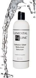 Solución de plata coloidal Elemental Equine para nebulizador de 473 ml para caballos