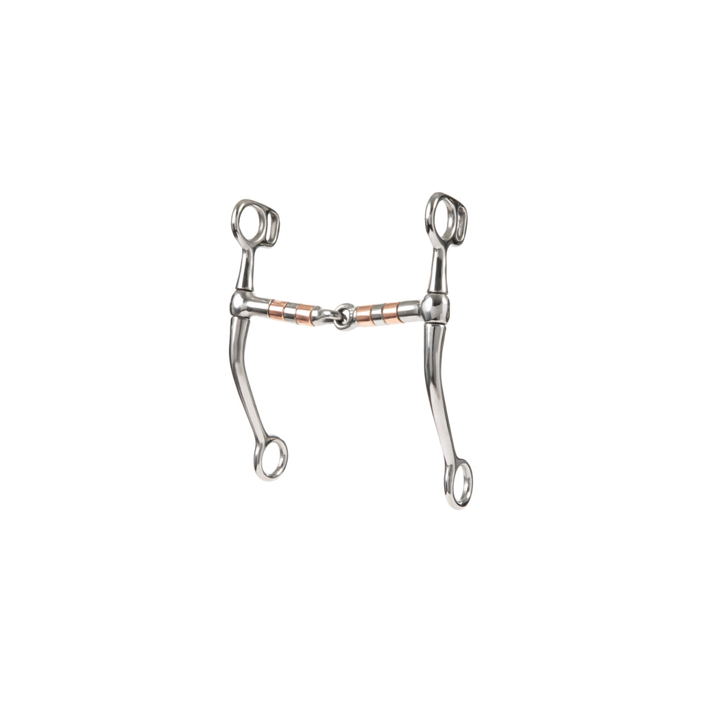 Weaver LeatherBocado Tom Thumb, embocadura con rodillo de 5", acero inoxidable