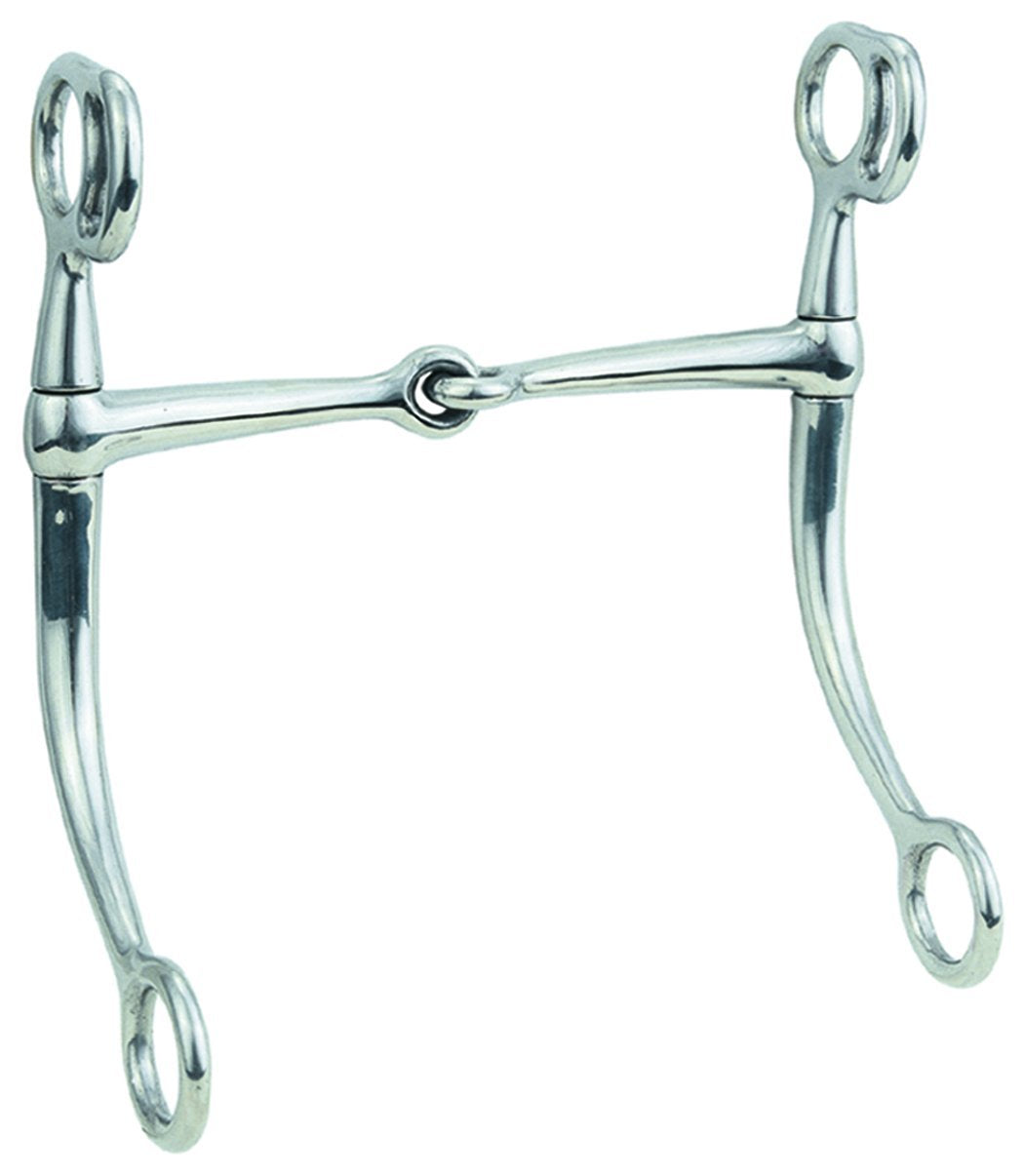Weaver LeatherTom Thumb Bit, 5" Roller Mouth, Stainless Steel