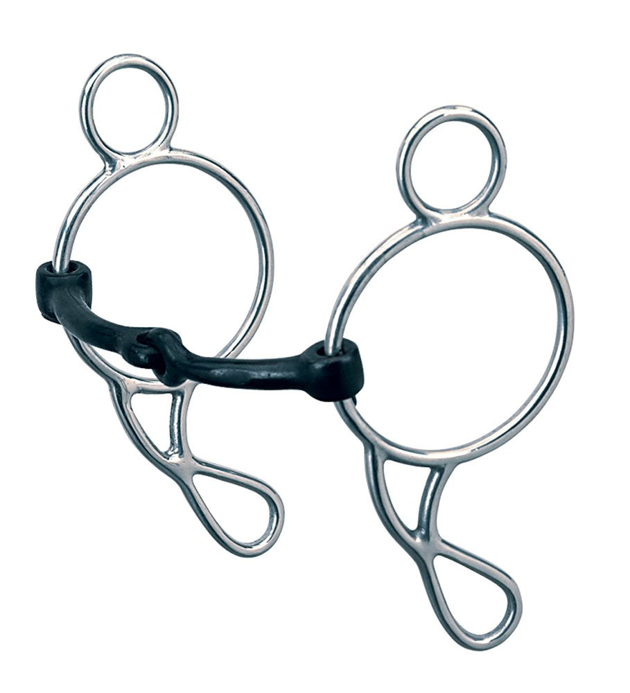 Weaver LeatherTom Thumb Bit, 5" Roller Mouth, Stainless Steel