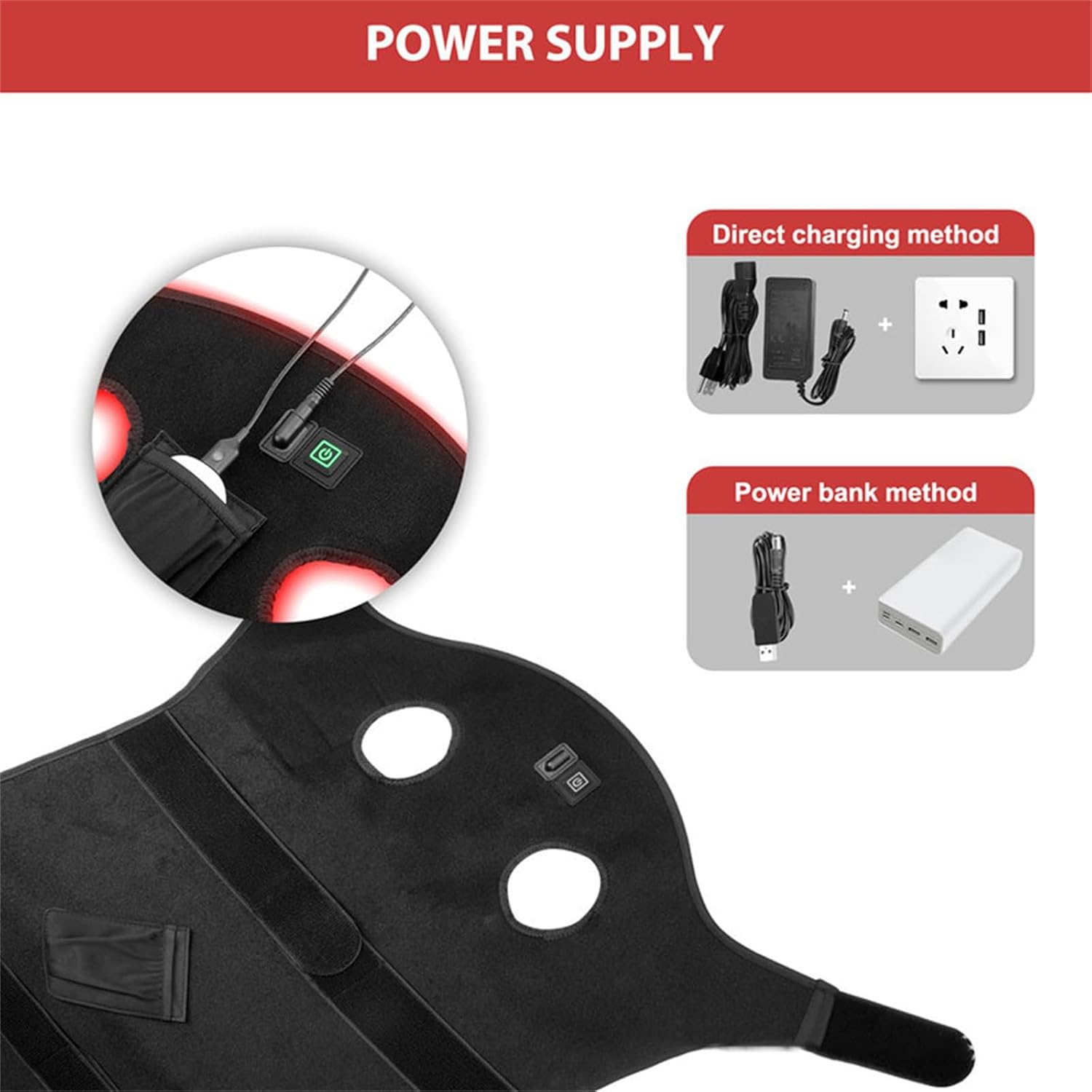Wearable Red Light Therapy for Horses Head, Pain Relief Tissue Repair Muscle Infrared Light Therapy Device, Horse Head Injuries Recovery Fracture Healing