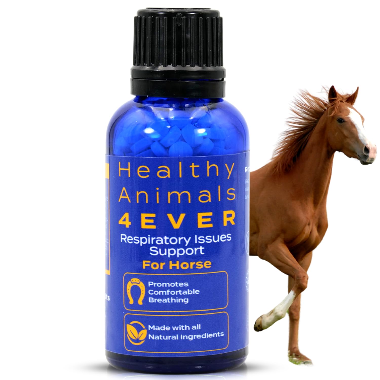 HA4E - Horse Respiratory Issues Support - Helps Prevent Heaves, Allergies & Infections – Highly Effective, Natural Homeopathic Supplement - 300 Tablets