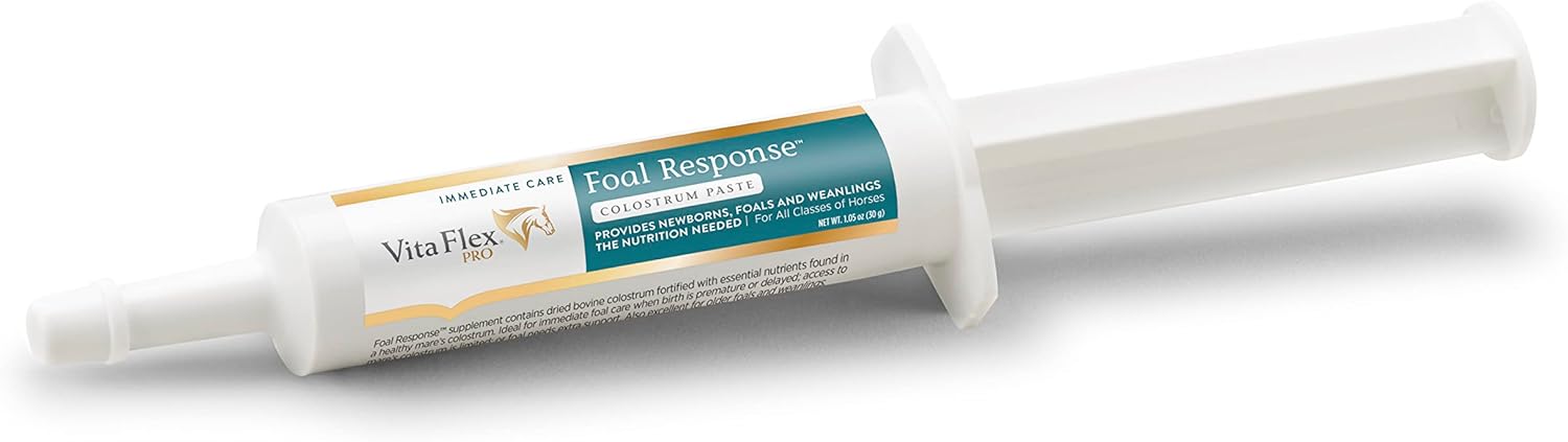 Farnam Vita Flex Pro - Suplemento y respuesta para potros, cuidado inmediato, pasta de calostro de 1.05 onzas