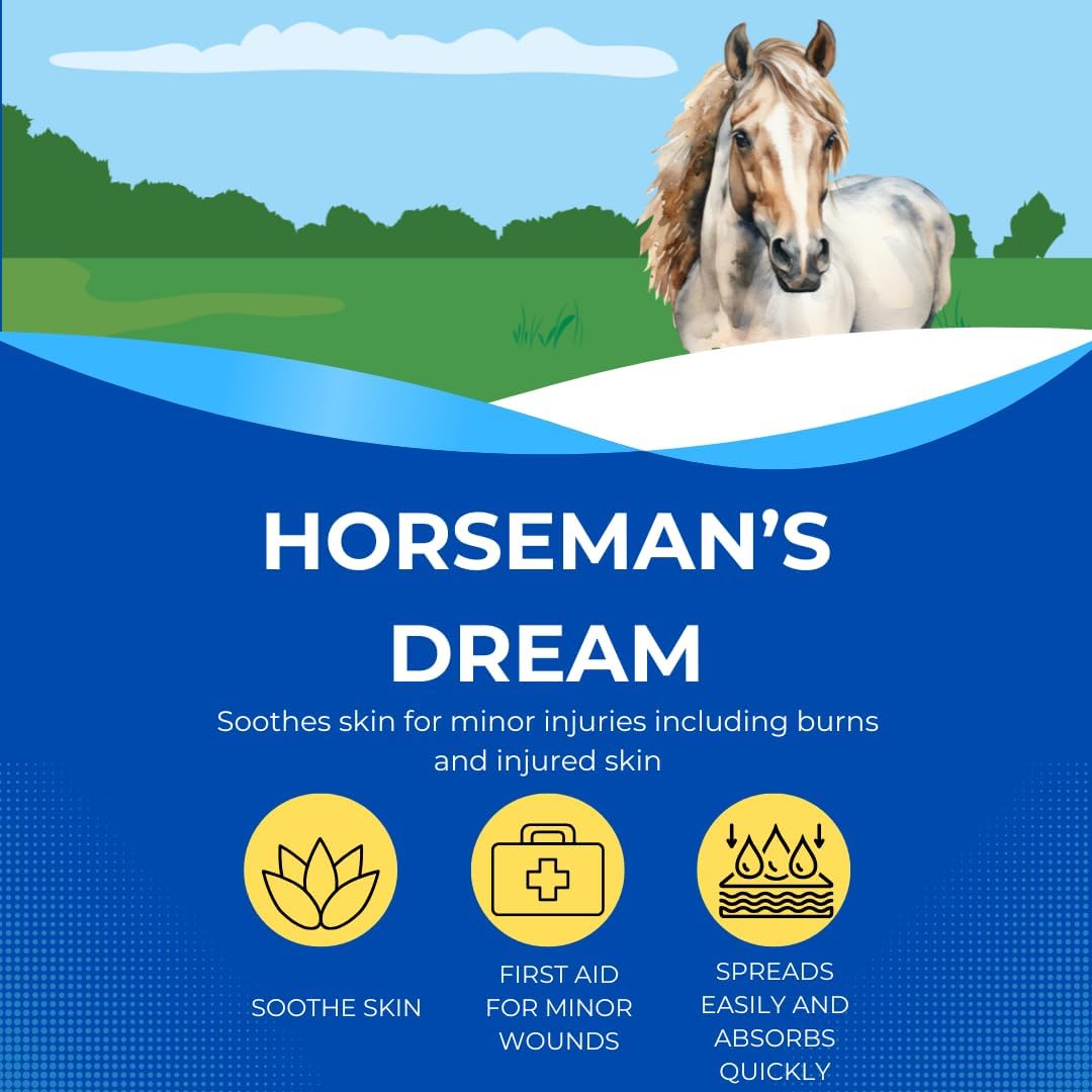 Corona Horseman's Dream Vet Cream Jar Horse Minor Wounds Skin Soothe Conditions, 16 oz