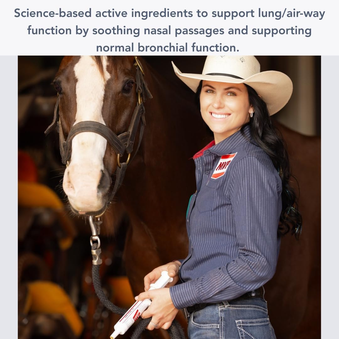 MVP Breathe O'2 Paste (2 doses) Pre-Race Paste to Support Lung/Airway Function & Recovery in Horses
