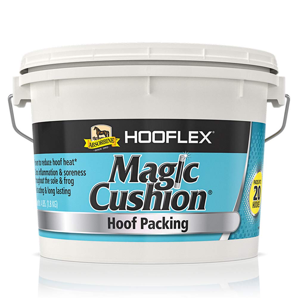 Absorbine Hooflex Magic Cushion, Veterinary Formulated Fast-Acting Relief, Reduce Hoof Heat for up to 24 Hours, 2 lb Tub