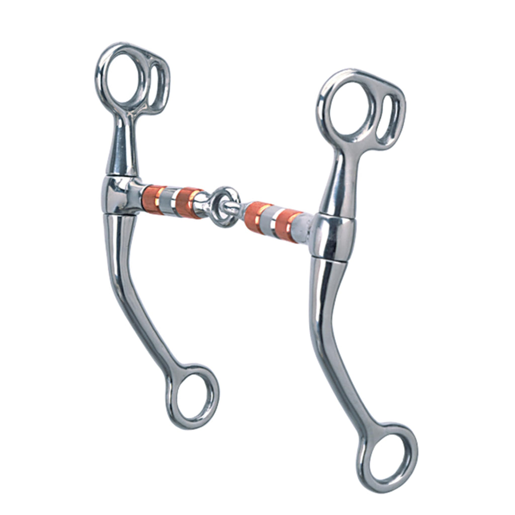 Weaver LeatherTom Thumb Bit, 5" Roller Mouth, Stainless Steel