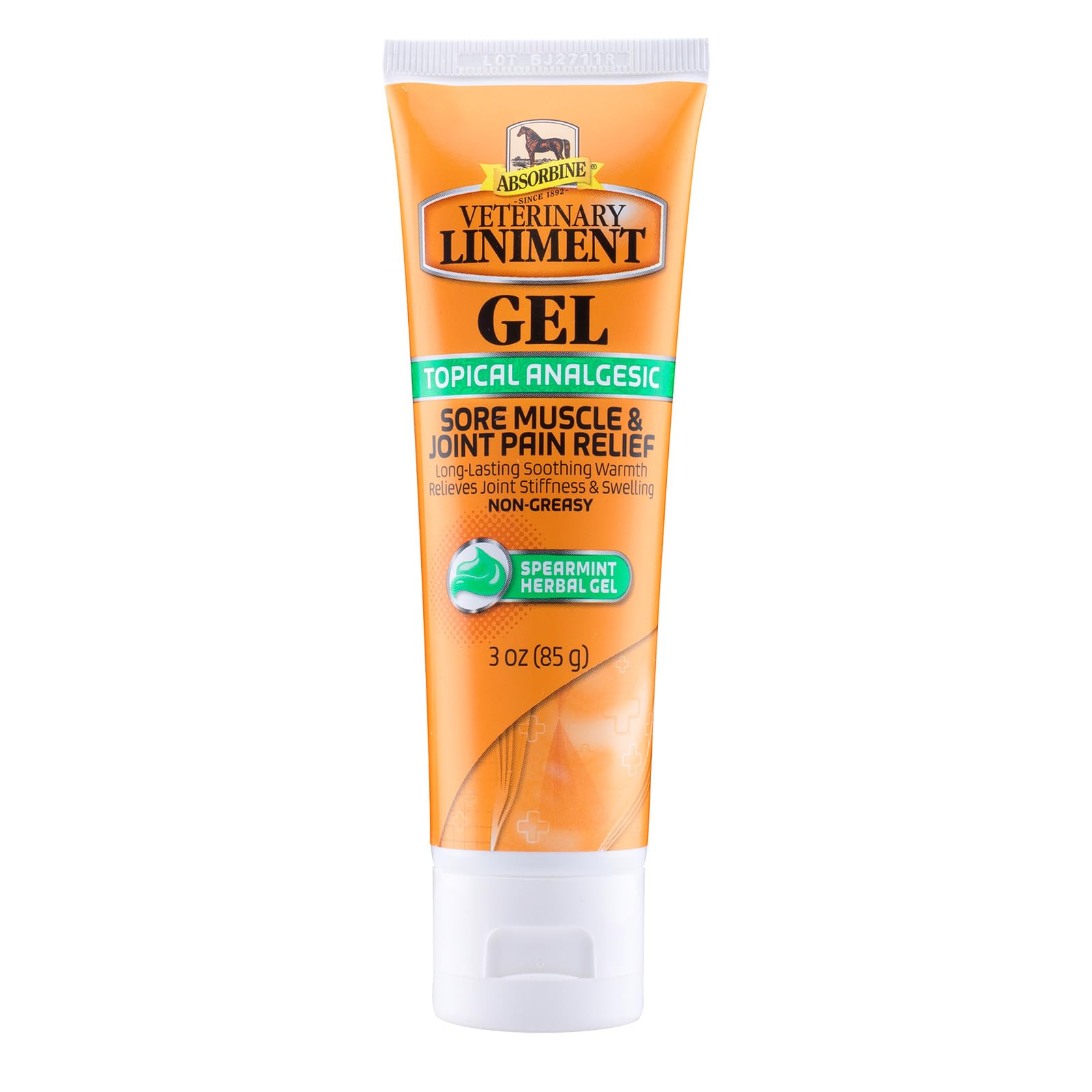 Absorbine Veterinary Liniment Topical Analgesic Sore Muscle and Arthritis Pain Relief Warming Liniment Rub, 12 Ounce Gel