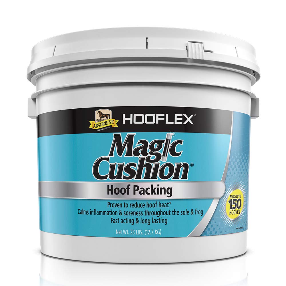 Absorbine Hooflex Magic Cushion, Veterinary Formulated Fast-Acting Relief, Reduce Hoof Heat for up to 24 Hours, 2 lb Tub
