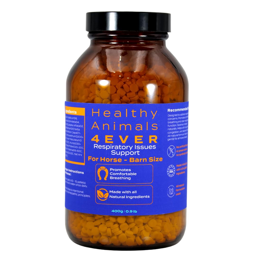 HA4E - Horse Respiratory Issues Support - Helps Prevent Heaves, Allergies & Infections – Highly Effective, Natural Homeopathic Supplement - 300 Tablets
