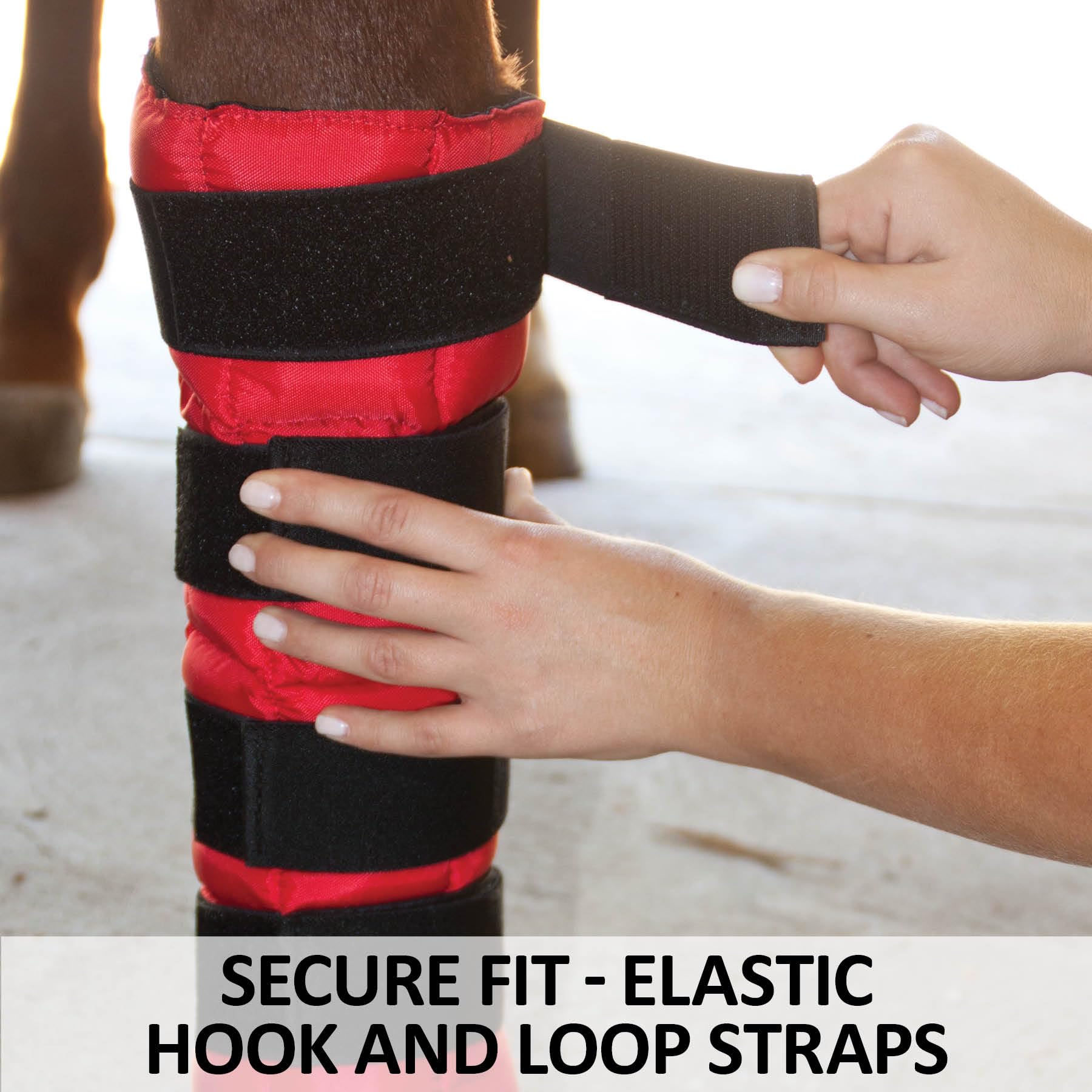 Dura-Tech Cooling Gel Wrap for Horses | Instant Cold Therapy | Fits Ponies, Horses, and Drafts | Durable 420-Denier Outer | Flexible and Comfortable Fit | Size 16" x20"