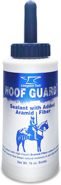 Sellador para cascos de caballos Hoof Guard 16 oz – Sellador para cascos fortificado con fibra y aramida para cascos más fuertes – Endurecedor de cascos profesional que rellena grietas, retiene la humedad y protege contra la candidiasis y el daño UV