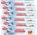 Pasta Equina de Ivermectina al 1.87% – Desparasitante Oral con Sabor a Manzana para Caballos, Paquete de 6
