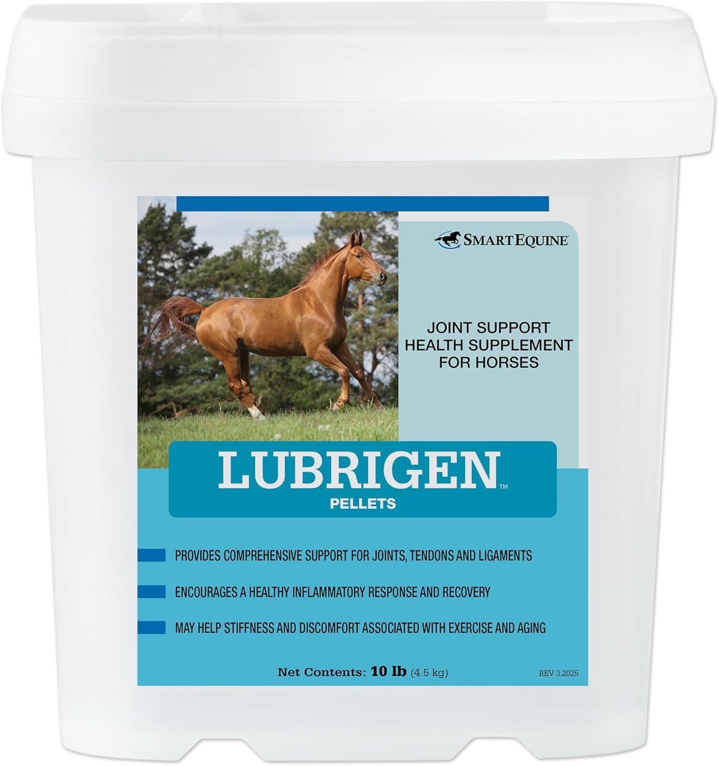 Lubrigen™ Pellets | Advanced Joint Supplement with Glucosamine, Chondroitin | Horse Supplement for Mobility & Connective Tissue Health | 10 lbs Bucket