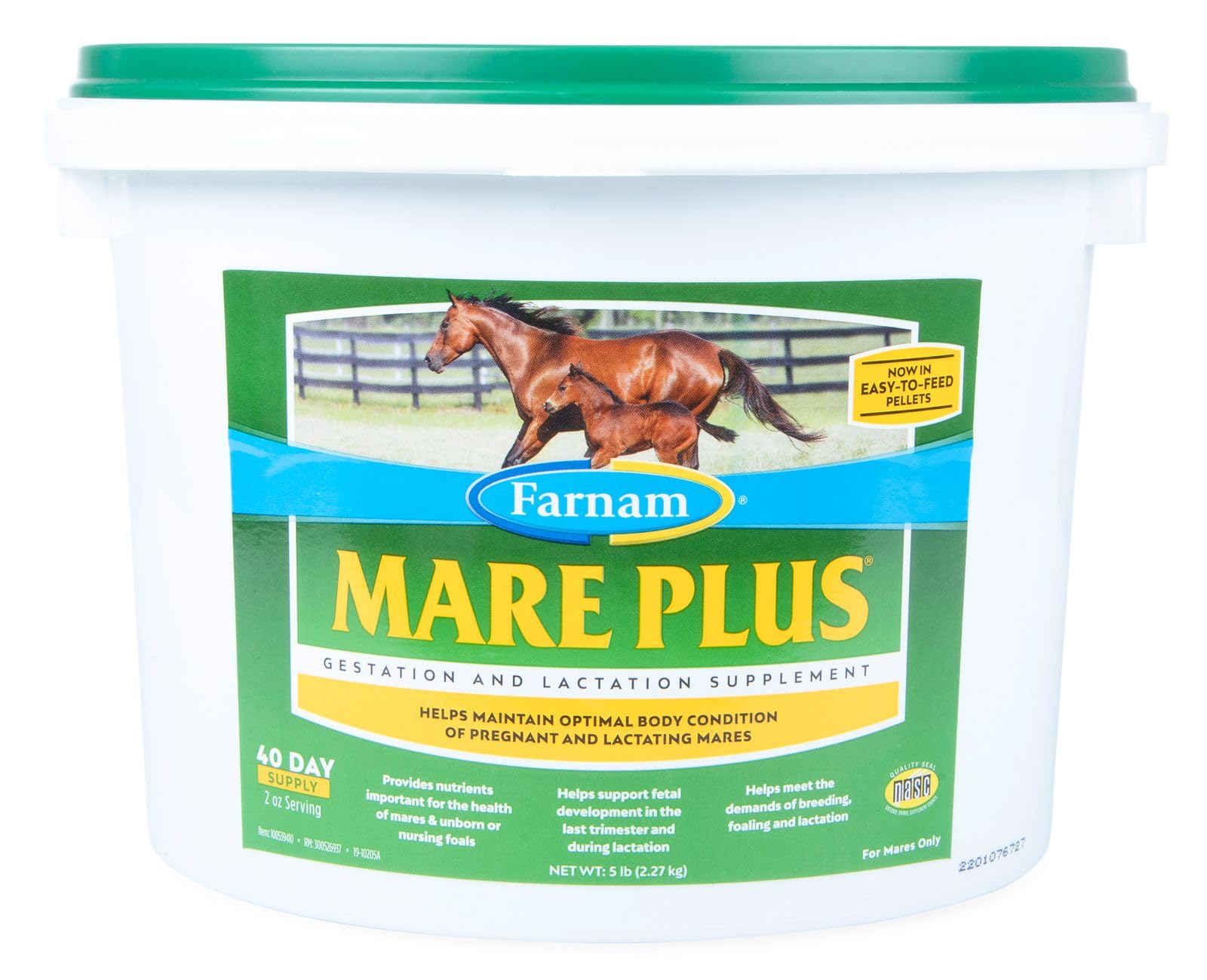 Farnam Mare Plus Gestation & Lactation Supplement 7.5 pounds, 60 Day Supply