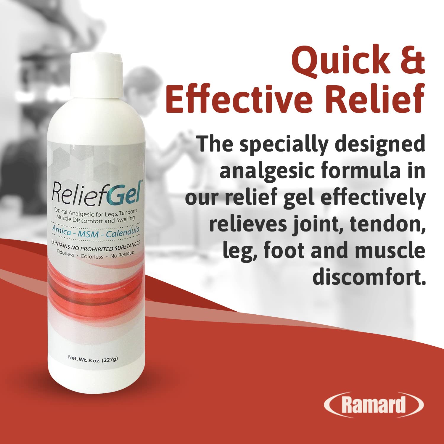 Ramard Relief Poultice for Horses -Veterinary Liniment Gel for Horse Muscle, Joint, Tendon & Ligament Care -Equine Poultice Leg Wraps, Gentle Liniment Bentonite Clay, Arnica, Calendula, & MSM 5lbs Tub