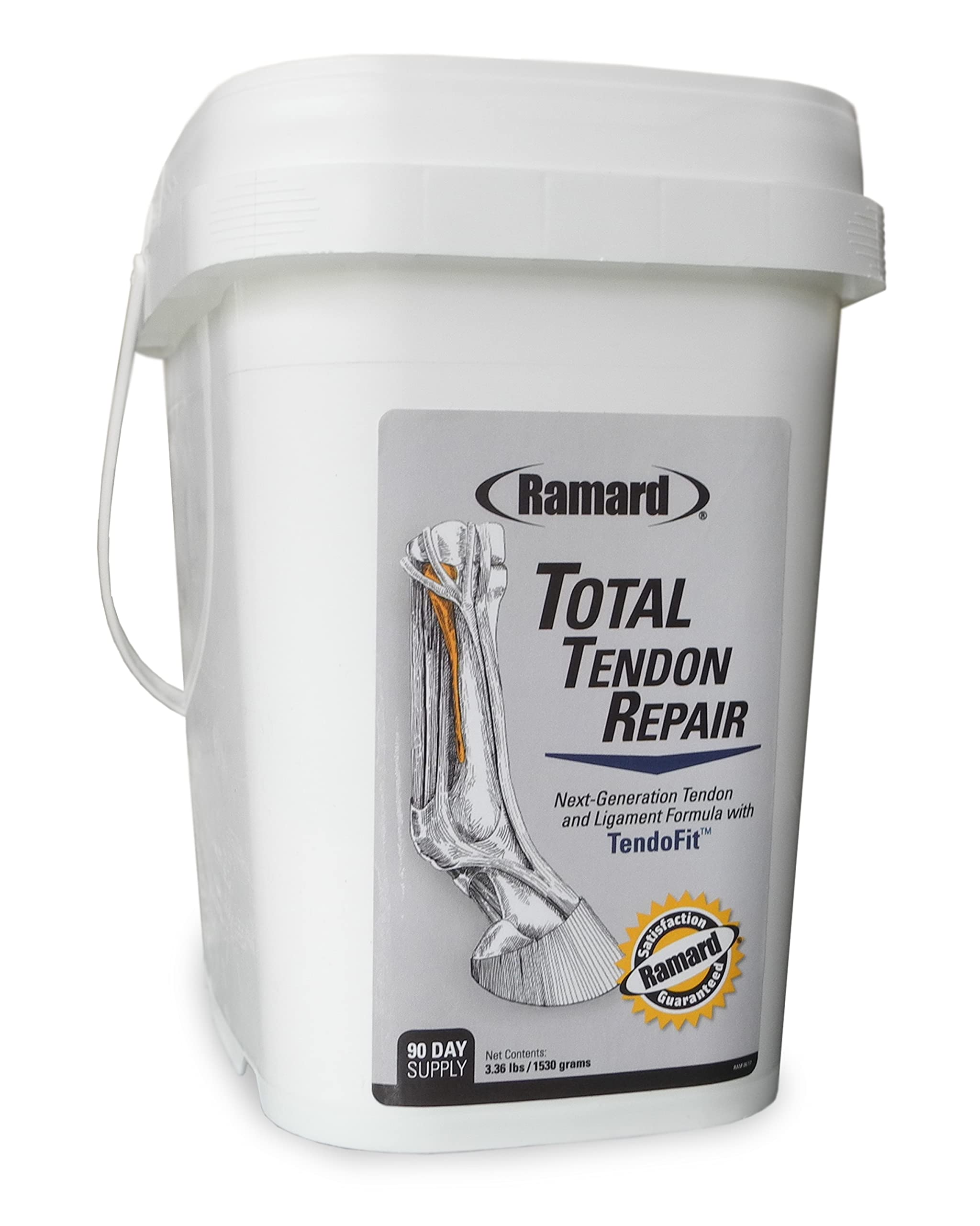 Ramard Total Tendon Repair –Advanced Powder Supplement with Vitamin C, Collagen, and MSM for Horse Joint, Ligament, and Tendon Support - Supplements for Elasticity and Strength – 90 Day Supply