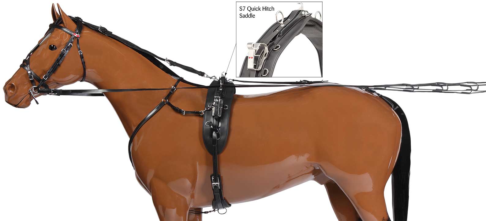 Wide Quick Hitch Harness