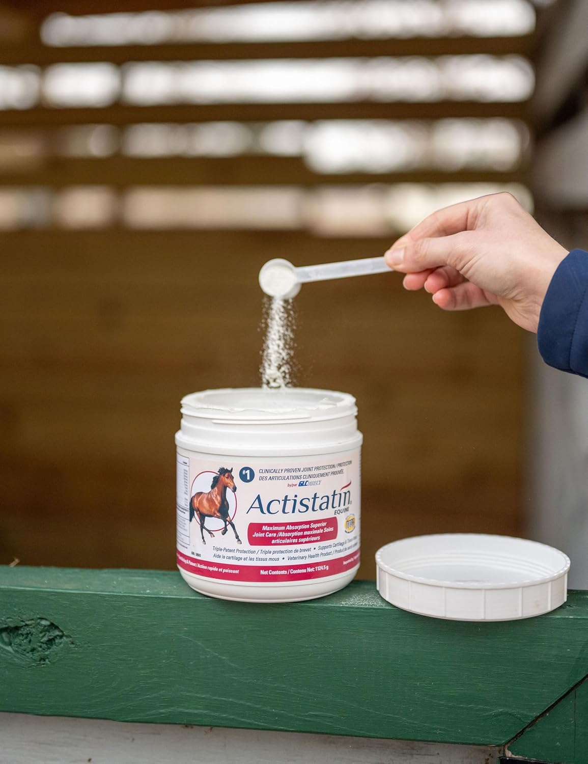 Actistatin Equine Powder, 2.05 lbs – Clinically-Proven Veterinary Joint Support Supplement for Horses: Glucosamine, Chondroitin, Manganese – Supports Joints, Cartilage, Soft Tissue & Ligaments