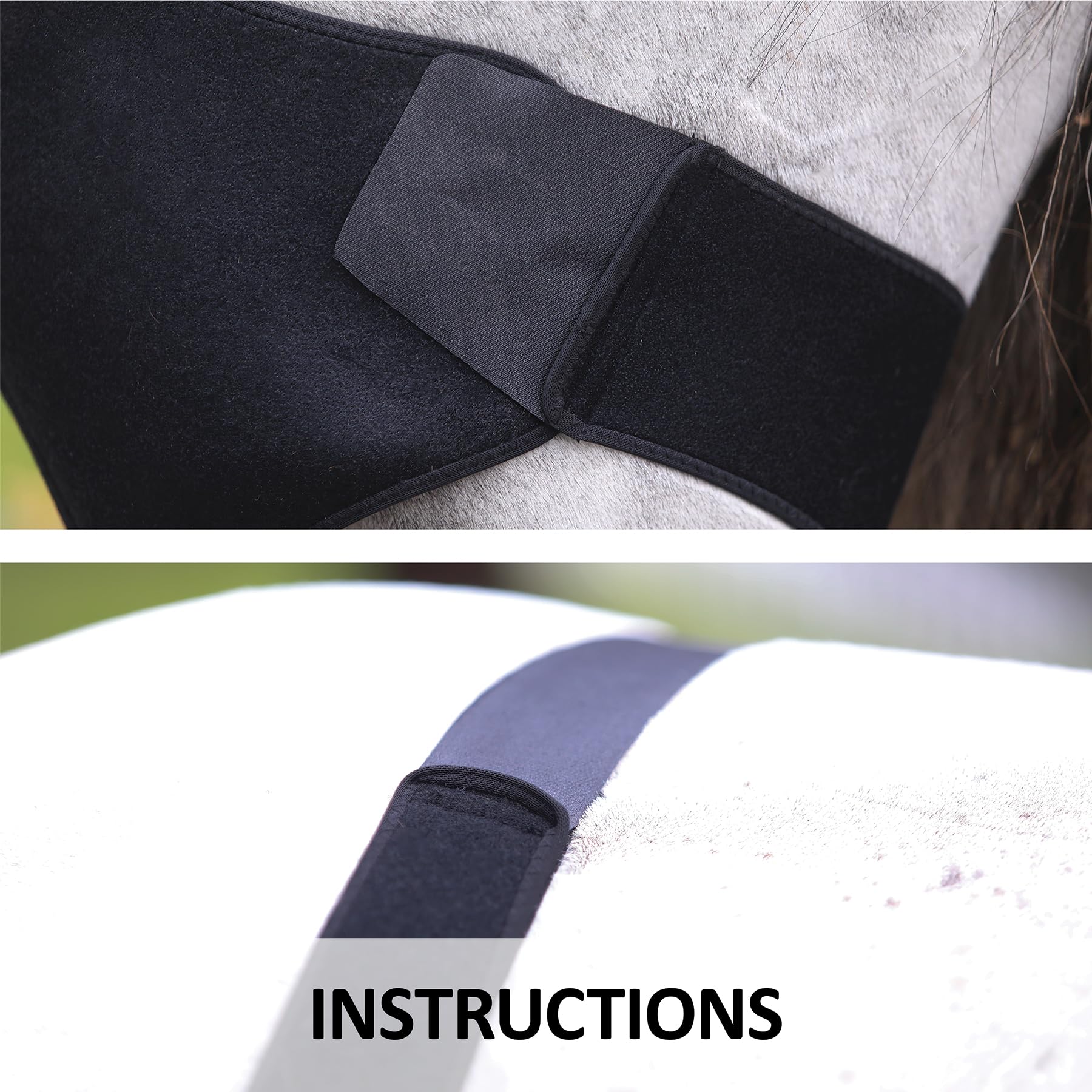 Dura-Tech Stifle Ice Wraps for Horses | Comprehensive Equine Relief | Optimal Compression & Comfort | Reusable Gel Inserts | Essential for Training & Arthritis