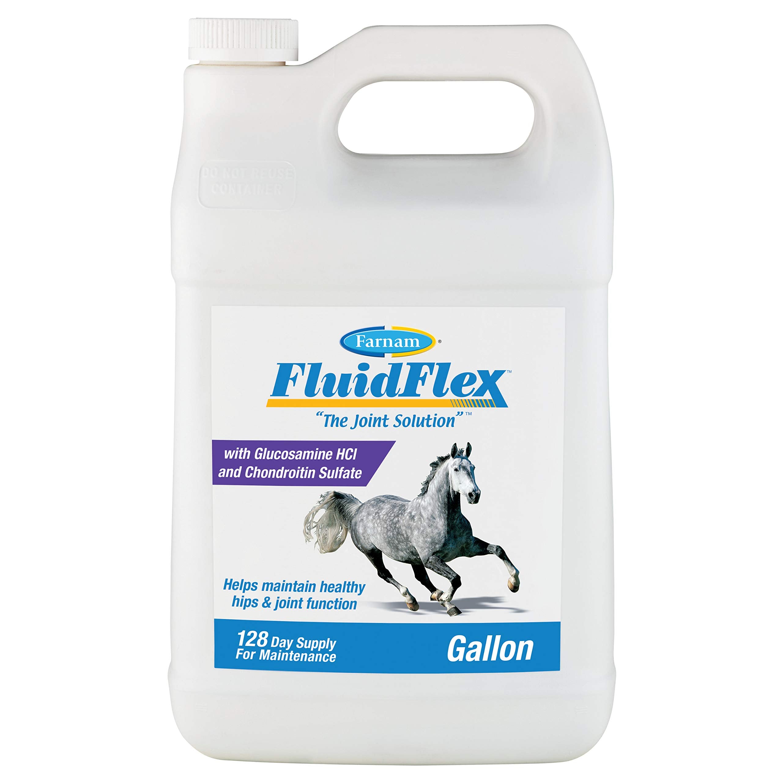 Farnam Fluidflex Liquid Joint Supplement for Horses, Helps Maintain Healthy Hip & Joint Function, 32 Ounces 32 Day Supply