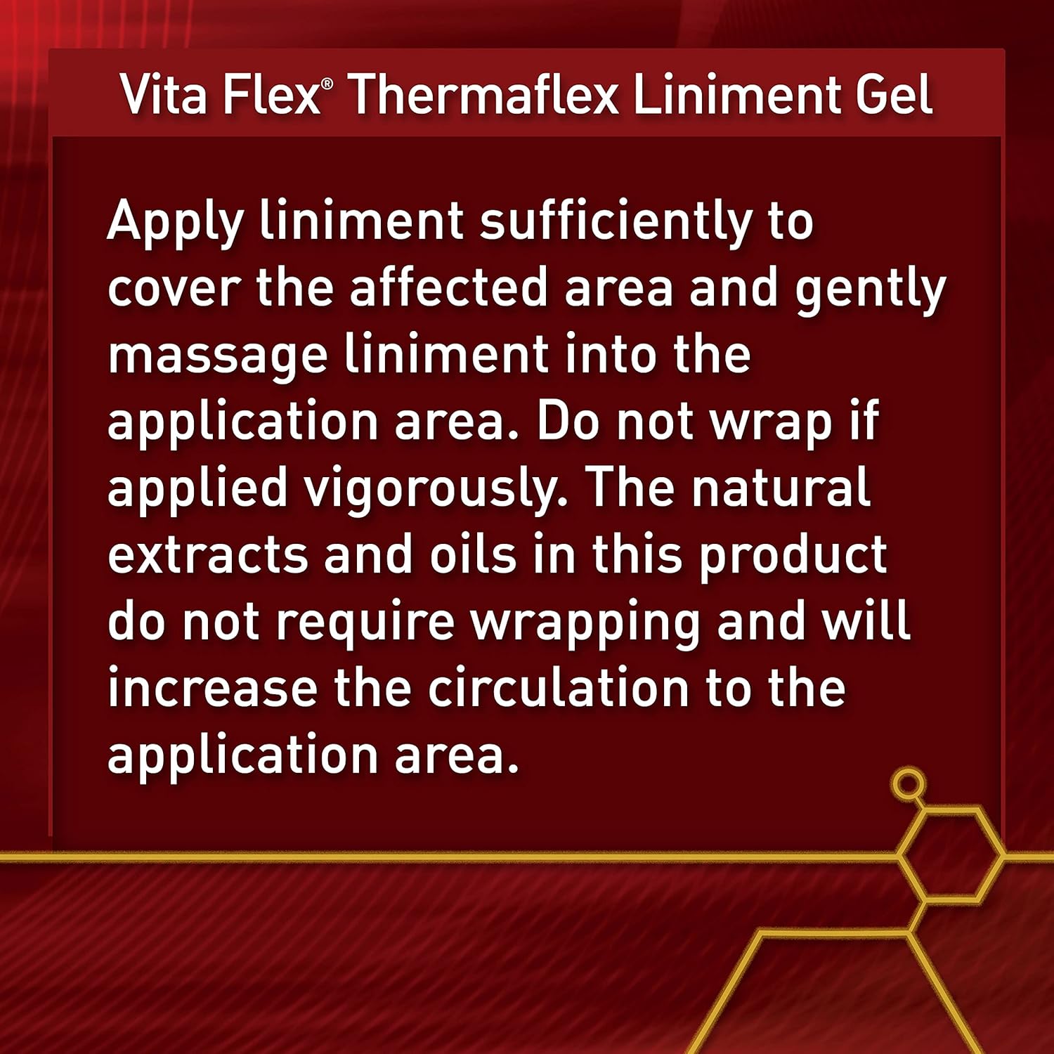 Gel linimento Thermaflex de Vita Flex para el alivio del dolor muscular y articular en caballos, 12 onzas líquidas