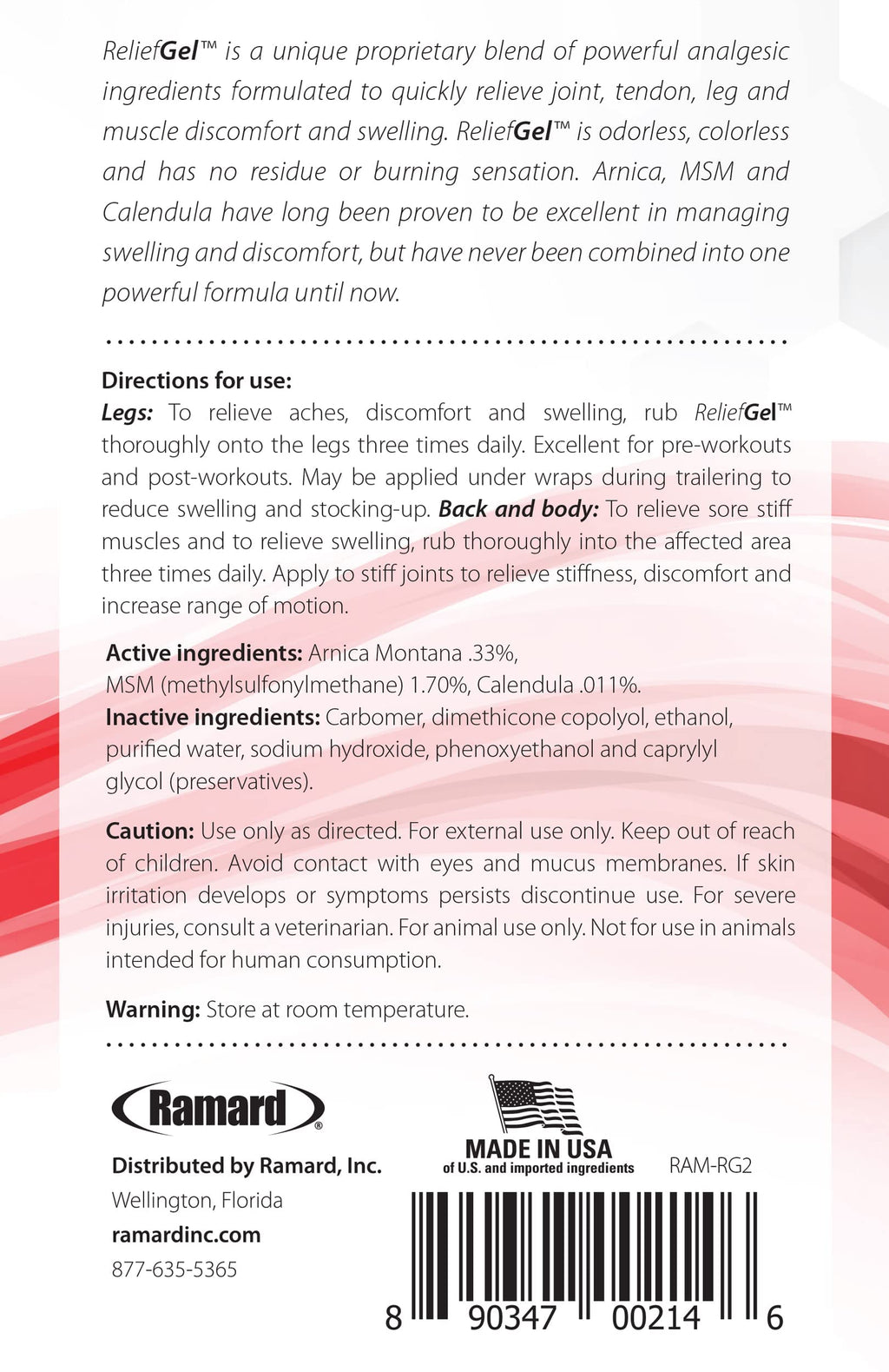 Ramard Relief Poultice for Horses -Veterinary Liniment Gel for Horse Muscle, Joint, Tendon & Ligament Care -Equine Poultice Leg Wraps, Gentle Liniment Bentonite Clay, Arnica, Calendula, & MSM 5lbs Tub