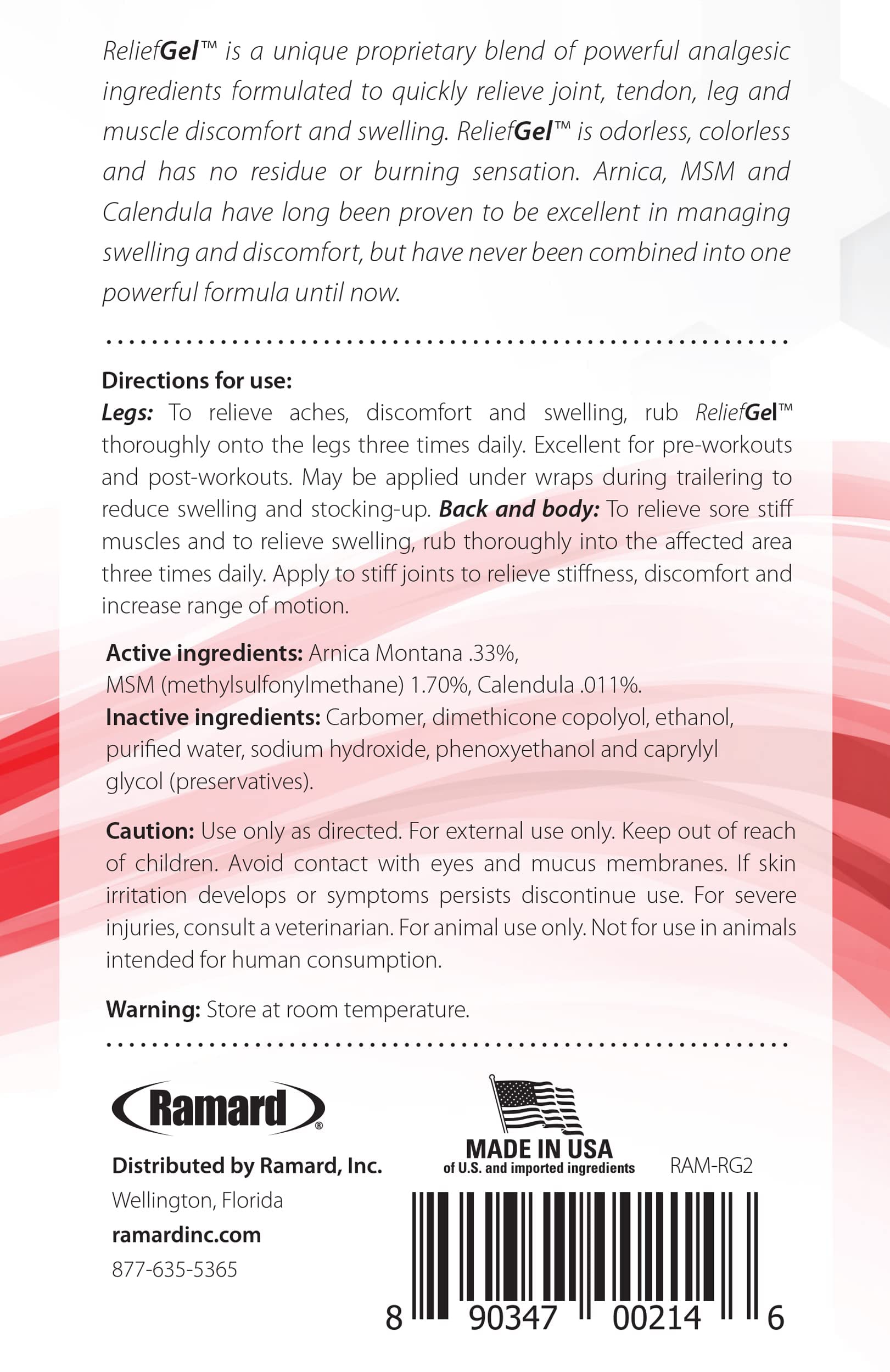 Ramard Relief Poultice for Horses -Veterinary Liniment Gel for Horse Muscle, Joint, Tendon & Ligament Care -Equine Poultice Leg Wraps, Gentle Liniment Bentonite Clay, Arnica, Calendula, & MSM 5lbs Tub