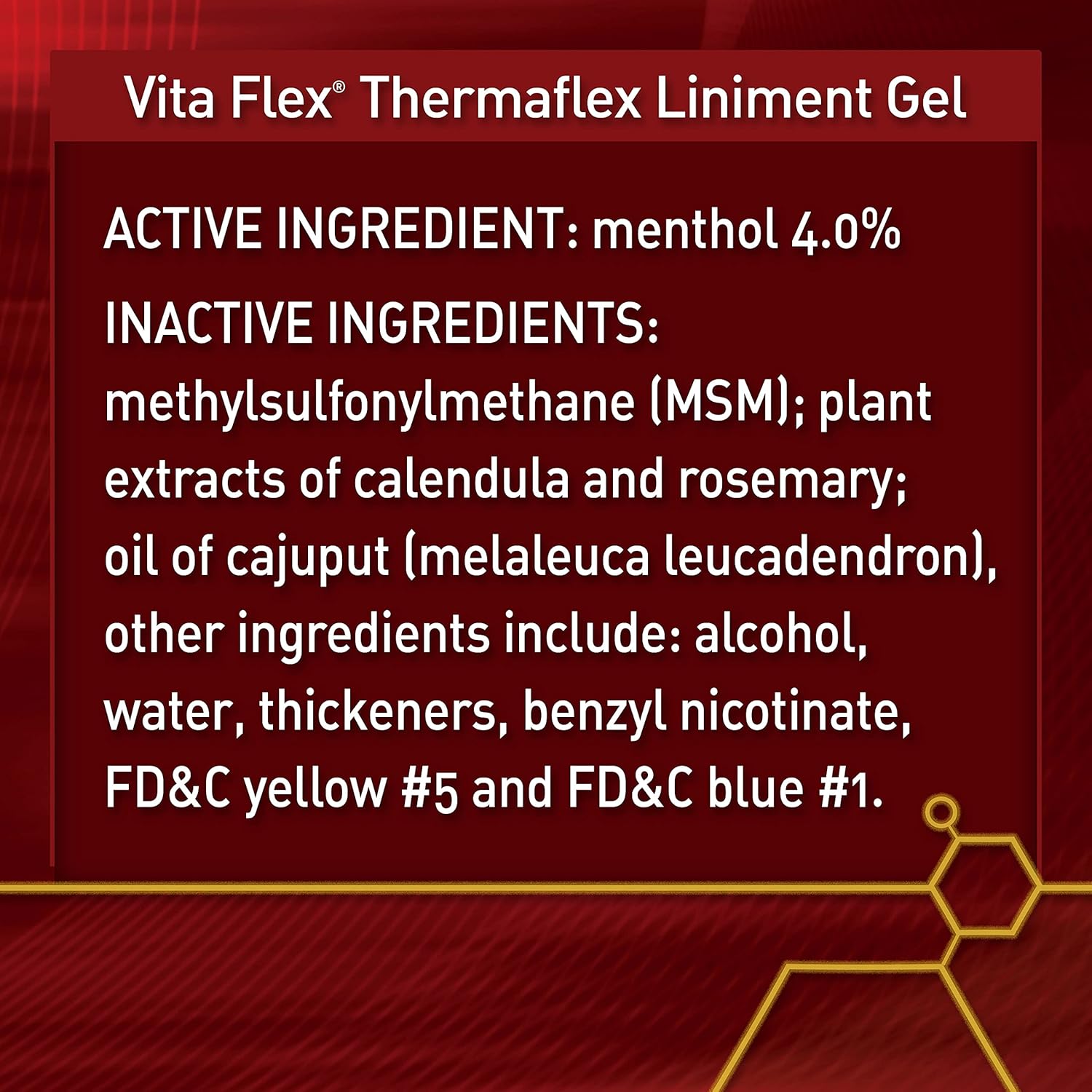 Gel linimento Thermaflex de Vita Flex para el alivio del dolor muscular y articular en caballos, 12 onzas líquidas