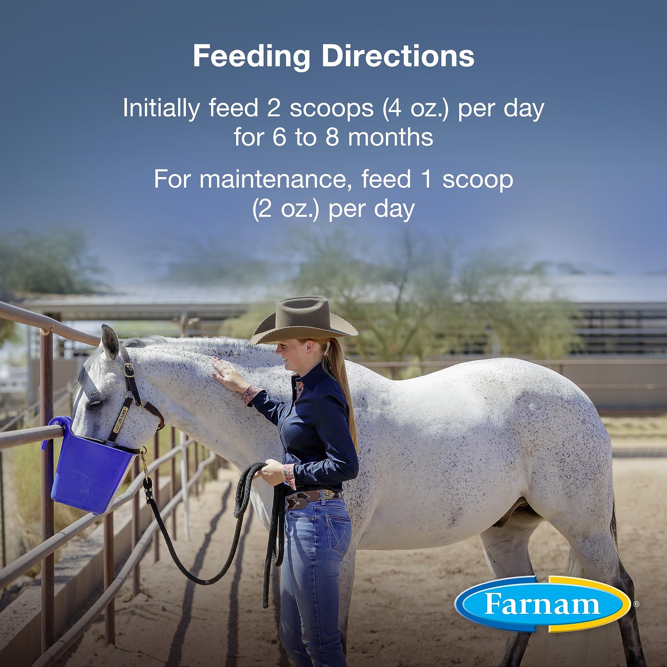 Farnam Horseshoer's Secret Extra Strength Hoof & Connective Tissue Biotin Supplement with Aminos for Strong, Healthy Hooves, Tendons & Ligaments, 7.5 lbs, 60-Day Supply