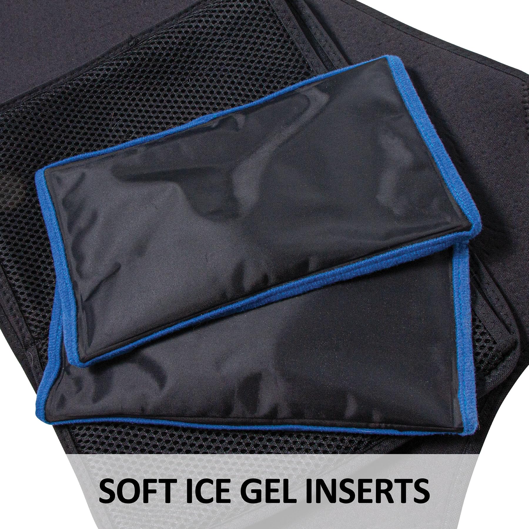Dura-Tech Stifle Ice Wraps for Horses | Comprehensive Equine Relief | Optimal Compression & Comfort | Reusable Gel Inserts | Essential for Training & Arthritis