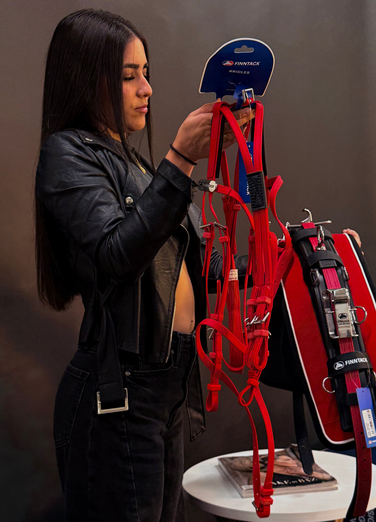 Finntack Harness Set – Red