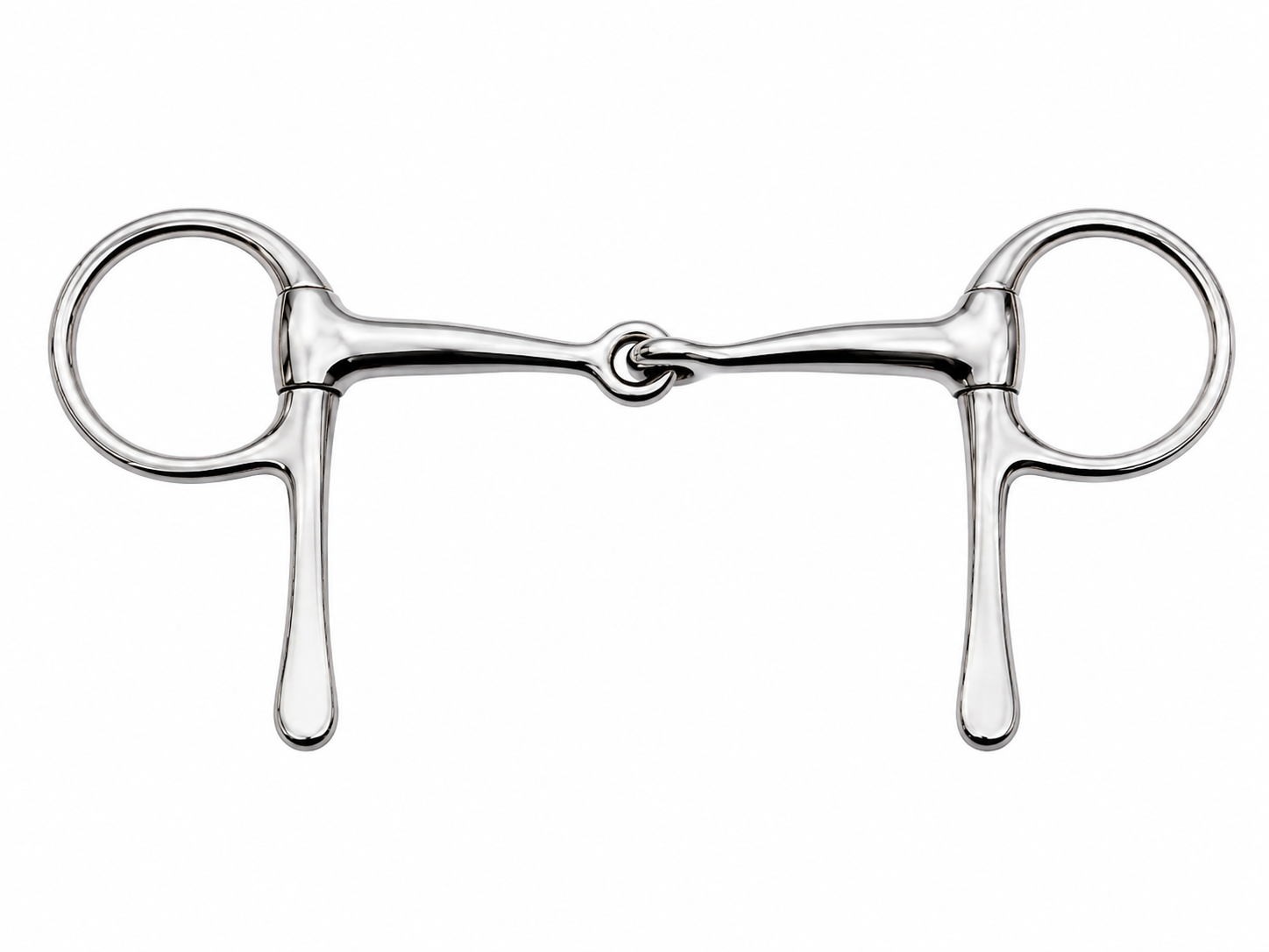 Snaffle half spoon joined mouth